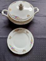 Soepterinne met onderbord, Antiek en Kunst, Ophalen of Verzenden