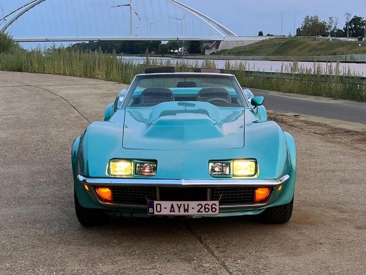 Corvette Stingray C3 1972, Auto's, Oldtimers, Particulier, Chevrolet, Benzine, Groen, Ophalen