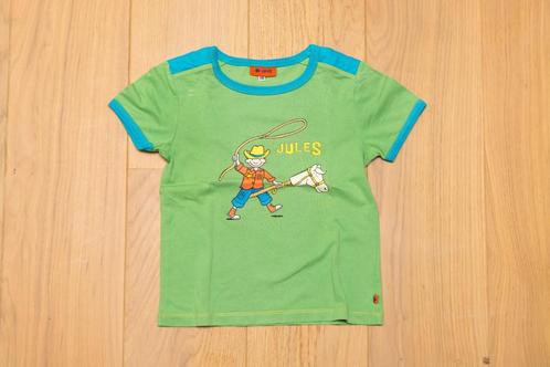Groene T-shirt Jules, maat 116, Kinderen en Baby's, Kinderkleding | Maat 116, Gebruikt, Jongen, Shirt of Longsleeve, Ophalen of Verzenden