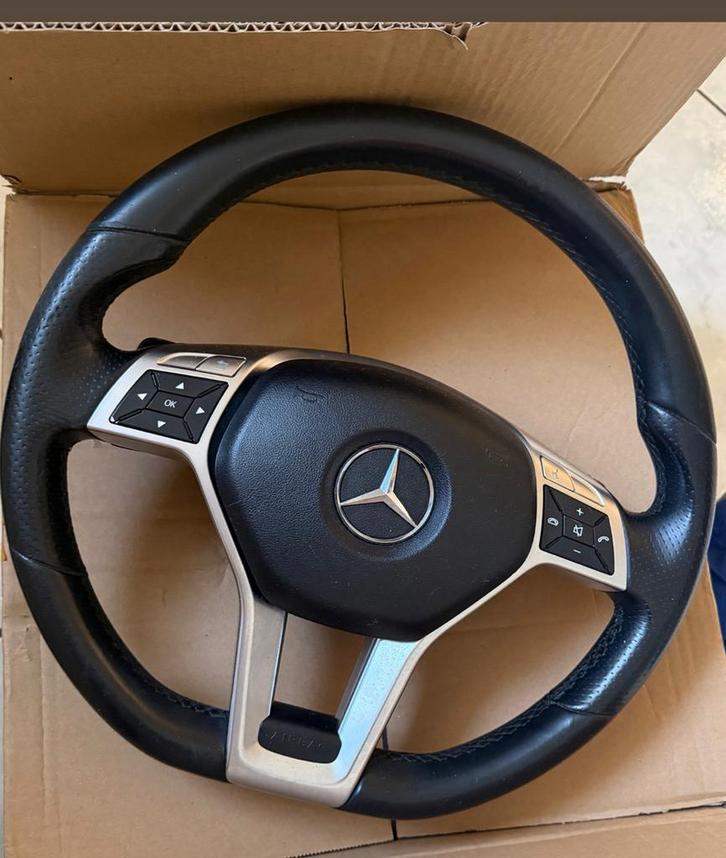 W204 amg stuurwiel met airbag!, Auto-onderdelen, Besturing, Mercedes-Benz, Gebruikt, Ophalen