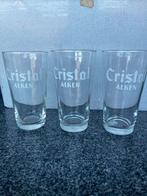 3 bierglazen Cristal Alken, Verzamelen, Ophalen of Verzenden, Zo goed als nieuw
