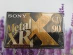 5 X Sony Metal XR 90 type IV uit 1999 in blister, Cd's en Dvd's, Cassettebandjes, Ophalen of Verzenden, Nieuw in verpakking, 2 t/m 25 bandjes