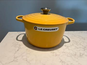 Le Creuset Signature hoge braadpan 24 cm Ombre geel beschikbaar voor biedingen