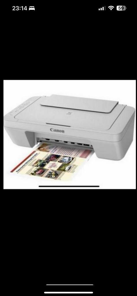 Imprimente Canon MG3052, Informatique & Logiciels, Imprimantes, Utilisé, Imprimante à jet d'encre, Impression couleur, Copier