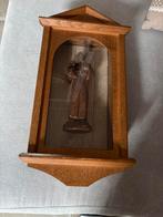 Statuette religieuse dans une vitrine (47/25/10 cm), Enlèvement ou Envoi