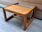 70s houten vintage Japandi tafeltje, Ophalen of Verzenden