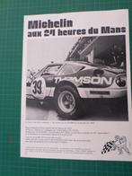 Michelin pneus - publicité papier - 1973, Autres types, Utilisé, Enlèvement ou Envoi
