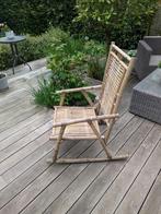 schommelstoel bamboe, Tuinset, Gebruikt, Stoel, Hout