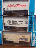 Marklin wagon 4416 / 4417 / 4418 met bierreclame, Ophalen of Verzenden, Gebruikt, Wagon, Märklin