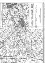 stafkaart Flandernschlacht 1917, Ophalen of Verzenden