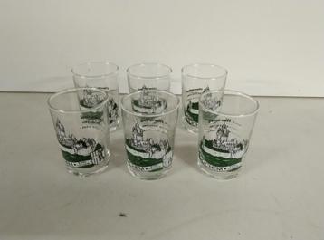 Lot van 6 jenever glaasjes Cochem Burg, Enlèvement ou Envoi, Comme neuf