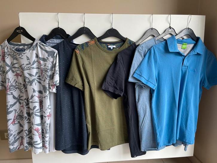 7 moderne heren t shirts samen 10€ !!, Kleding | Heren, Heren-kledingpakketten, Zo goed als nieuw, Maat 48/50 (M), Ophalen of Verzenden