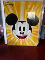 Kader met micky mouse poster in, Audio, Tv en Foto, Foto | Digitale fotokaders, Ophalen, Gebruikt