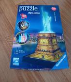 3D puzzel - Vrijheidsbeeld - Ravensburger Night Edition, Ophalen, Minder dan 500 stukjes, Zo goed als nieuw, Legpuzzel