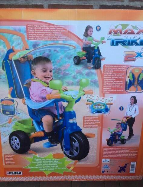 Feber Maxi Trike Driewieler, Kinderen en Baby's, Speelgoed | Buiten | Voertuigen en Loopfietsen, Zo goed als nieuw, Ophalen of Verzenden
