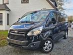 Ford Tourneo Custom 2.2 TDCi * 8 ZETELS * CAMERA+NAVI+BT+..*, Auto's, Euro 5, Overige modellen, 4 cilinders, Zwart