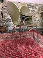 Chaises Style Arne Jacobsen - 6 pieces / vertes, Maison & Meubles, Chaises, Arne Jacobsen (type), Bois, Cinq, Six Chaises ou plus