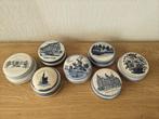 Delft blauw stroopwafelpotten 7 stuks, Ophalen