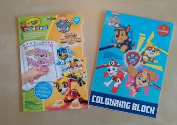 Set van 2 kleurboeken Paw Patrol (A4-formaat) beschikbaar voor biedingen