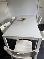 Tafel en stoelen set 125 euro voor alles, Huis en Inrichting, Ophalen of Verzenden