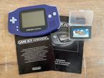 Gameboy Advance Violette + Super Mario Advance, Consoles de jeu & Jeux vidéo, Game Boy Advance, Enlèvement ou Envoi, Avec jeux