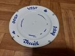 vintage decoratie bord Oost West Thuis Best, Huis en Inrichting, Woonaccessoires | Wanddecoraties, Ophalen of Verzenden