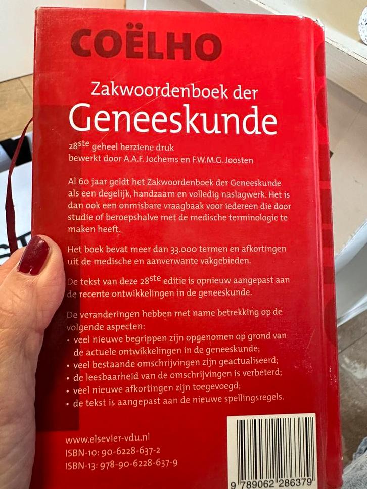 Coelho - Zakwoordenboek der Geneeskunde, Boeken, Wetenschap, Gelezen, Overige wetenschappen, Verzenden