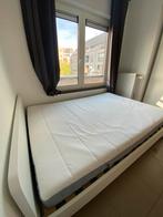 Bed + matrass 140x200 cm, Maison & Meubles, 210 cm, 140 cm, Enlèvement, Utilisé