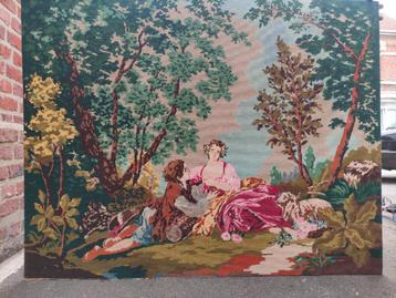 Grande tapisserie canevas F. Boucher Paris