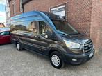 Ford Transit L4 Hoog 2022 automaat. 170pk, 72.455km, Auto's, Bestelwagens en Lichte vracht, Automaat, Bedrijf, Metaalkleur, Ford