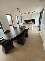 Eleonora Aron Bruin Eettafel, Huis en Inrichting, Tafels | Eettafels, Ophalen, 100 tot 150 cm, Vijf personen of meer, Ovaal