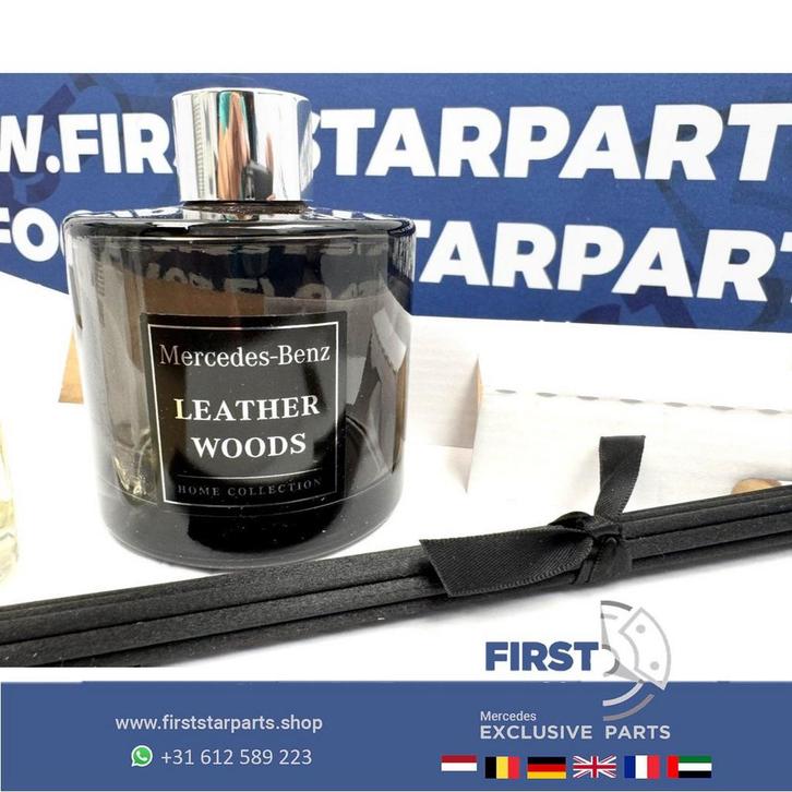 Mercedes Benz Collection KAMER PARFUM Leather Woods 200ml KA, Verzamelen, Parfumverzamelingen, Gebruikt, Ophalen of Verzenden