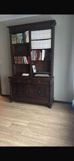 Meuble/bureau de bibliothèque de Malines, Avec tiroir(s), Enlèvement, Utilisé, Chêne