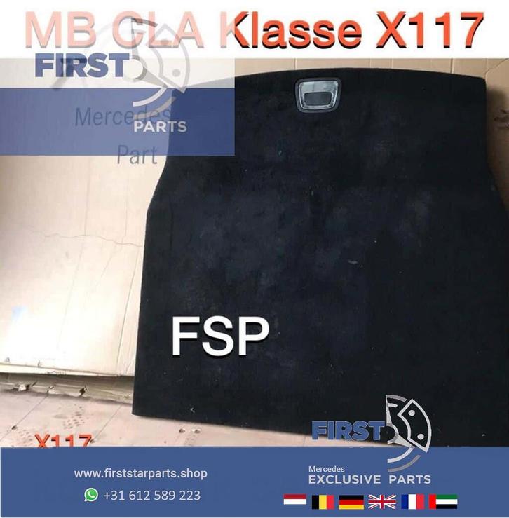 Kofferbakmat Mercedes A B C CLA GLA Klasse zwarte kofferbak, Auto-onderdelen, Interieur en Bekleding, Mercedes-Benz, Gebruikt