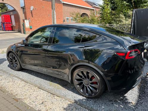 Tesla Model Y Performance 2023 FSD Trekhaak, Auto's, Tesla, Particulier, Model Y, ABS, Achteruitrijcamera, Adaptieve lichten, Adaptive Cruise Control