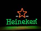 Heineken LED neon lichtreclame, Verzamelen, Merken en Reclamevoorwerpen, Ophalen of Verzenden, Zo goed als nieuw, Lichtbak of (neon) lamp