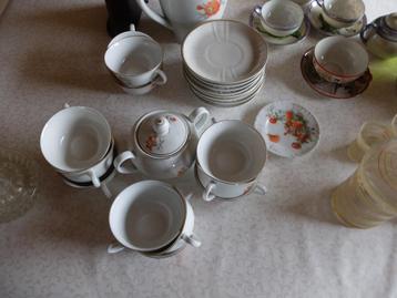 service de café, Enlèvement, Neuf, Porcelaine