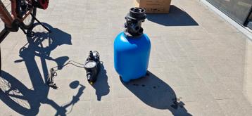 Pomp met zandfilter beschikbaar voor biedingen