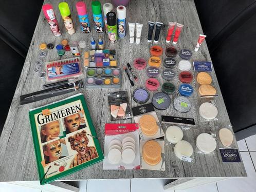 carnaval Make up, Handtassen en Accessoires, Uiterlijk | Cosmetica en Make-up, Zo goed als nieuw, Make-up, Gehele gezicht, Ophalen