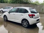 Citroen C3 1.2 vti benzine 2016 met 96000km*FULL PAKKET*PANO, Stof, 4 cilinders, Wit, Parkeersensor