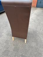 Bruine eetkamerstoelen, Ophalen, Gebruikt, Bruin, Leer