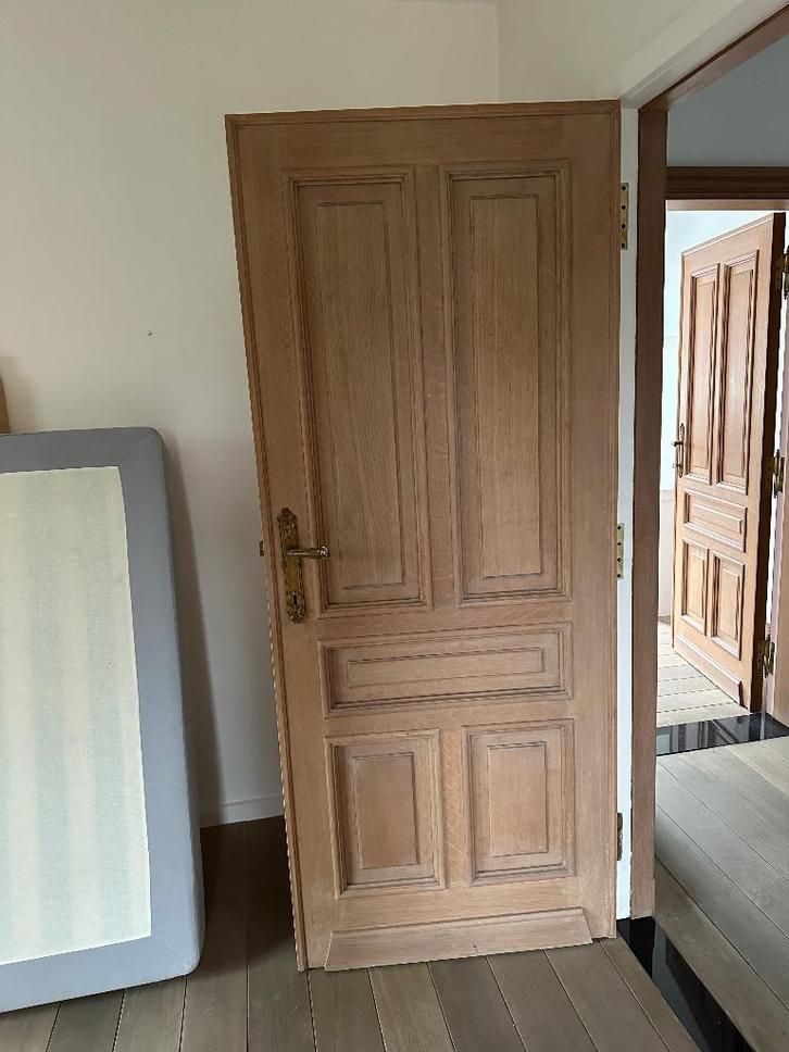 Eiken deuren 22 stuks, Bricolage & Construction, Fenêtres & Moustiquaires, Comme neuf, Bois, Enlèvement