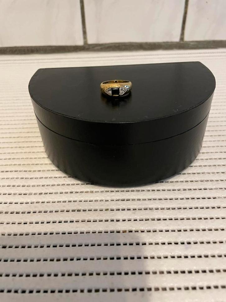 Bague femmes, Handtassen en Accessoires, Ringen, Zo goed als nieuw, Zwart, Ophalen