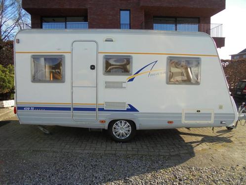 Bürstner Amara Luxus 430TS,5/2001,4pp/vast bed&rondzit,tent, Caravans en Kamperen, Caravans, Particulier, tot en met 4, 1000 - 1250 kg