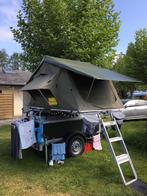 Daktent op trailer, Caravanes & Camping, Comme neuf, Jusqu'à 3