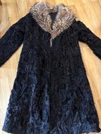 Lange jas Astracan maat 42, Kleding | Dames, Ophalen of Verzenden, Zo goed als nieuw, Maat 42/44 (L), Zwart