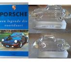 Goebel kristal Porsche 356 1962 + boek Porsche  , een legend, Comme neuf, Porsche, Enlèvement ou Envoi, Nicky wright