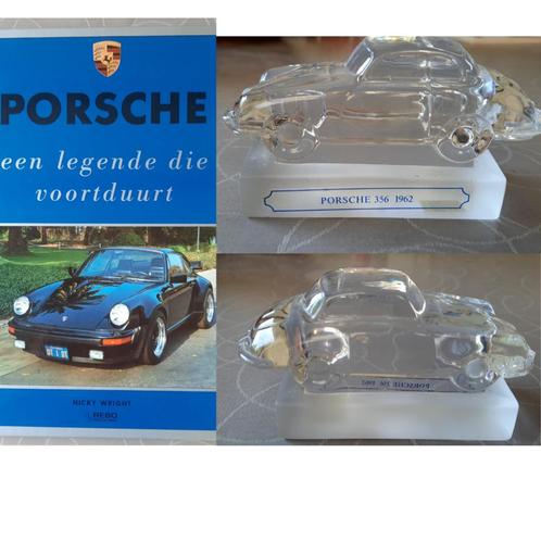 Goebel kristal Porsche 356 1962 + boek Porsche  , een legend, Boeken, Auto's | Boeken, Zo goed als nieuw, Porsche, Ophalen of Verzenden
