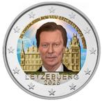 2 euro Luxemburg 2025 Troonsbestijging Henri gekleurd, Postzegels en Munten, Ophalen of Verzenden, Luxemburg, 2 euro