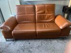 Zetel leder, Ophalen, 100 tot 125 cm, Driepersoons, Leer